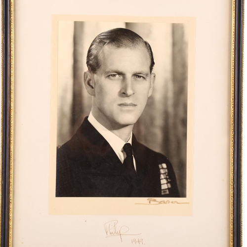 157 - A photo portrait of Prince Philip to Kirkland Bridge of the National Playing Fields Association, sig... 