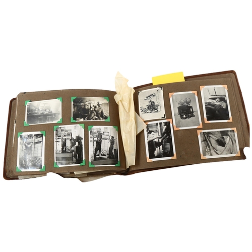 200 - Military Interest - A World War II photo album of Sgt DE Johnson No 1 Egypt Command Signal Regt. App... 