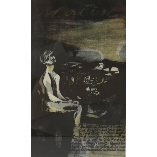 584 - Keith Vaughan (1912-1977), original colour lithograph on wove paper, Matin (Morning), from A Season ... 