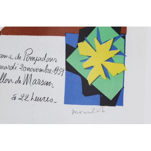 595 - Henri Matisse (1869-1954, lithograph in colours on paper, Bal de L’Ecole des Arts Decoratifs 1951, s... 