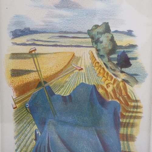 596 - John Nash (1893-1977, lithograph on paper, Frontispiece, from the first edition of Men and the Field... 