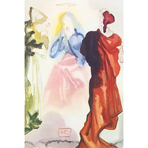 677 - Salvador Dali (1904 - 1989), St Bernard's Prayer, lithograph, signed in pencil, image 25cm x 17cm, f... 