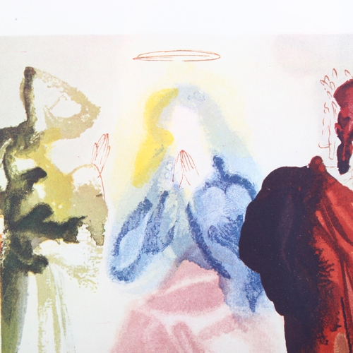 677 - Salvador Dali (1904 - 1989), St Bernard's Prayer, lithograph, signed in pencil, image 25cm x 17cm, f... 