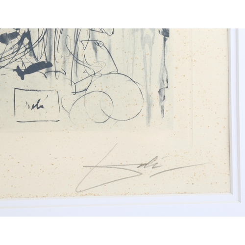 684 - Salvador Dali (1904 - 1989), Paradise 21, lithograph, signed in pencil, image 25cm x 17cm, framed