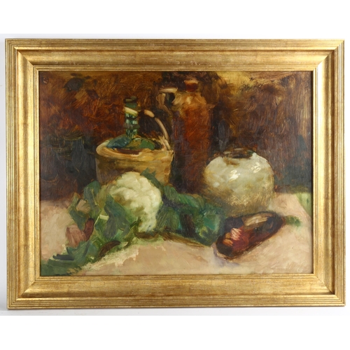 694 - Ken Moroney (1949 - 2018), still life study, oil on board, 45cm x 60cm, framed