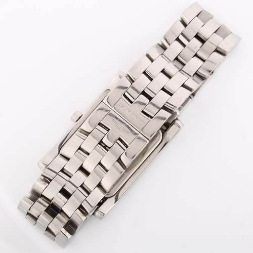 1018 - LONGINES - a stainless steel Dolce Vita quartz bracelet watch, ref. L5.655.4, salmon dial with bulle... 