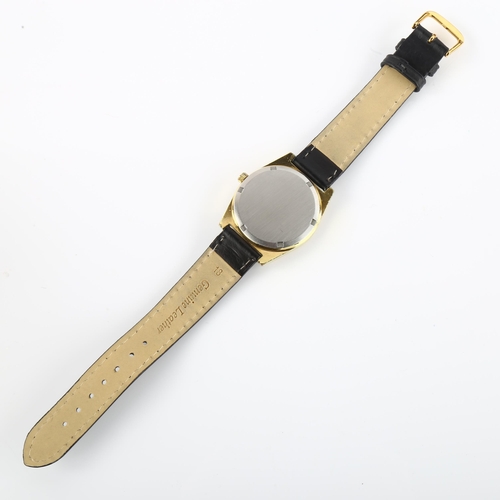 1023 - OMEGA - a gold plated stainless steel Geneve mechanical wristwatch, ref. 136.0049, circa 1972, silve... 