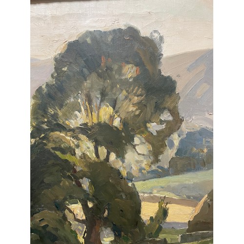 503 - Edwin Byatt RI (1888  - 1948), a Sussex farm, oil on canvas, signed, 60cm x 85cm, framed