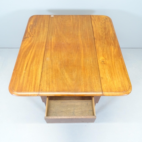 2572 - A 19th century mahogany Pembroke table. 89x69x42cm