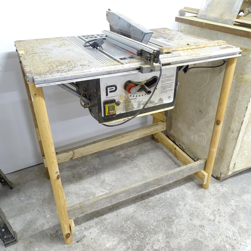 2650 - A Performance table saw, fitted to custom bench. 96x105x68cm. GWO