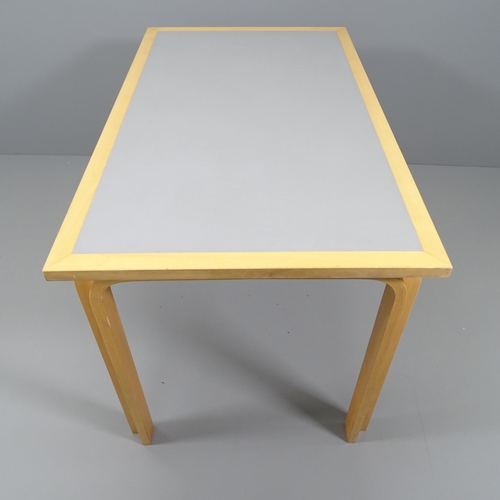 2112 - A Danish rectangular dining table with bent ply legs by Rud Thygesen and Johnny Sorensen for Magnus ... 