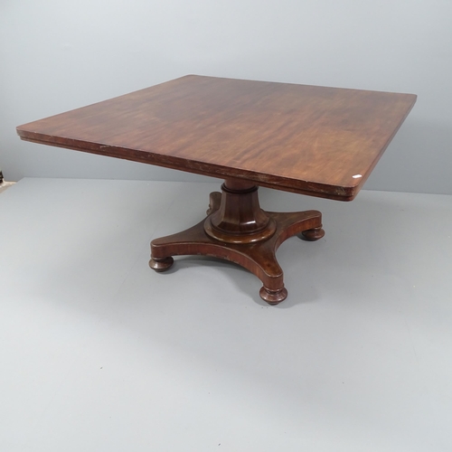 2129 - A Regency mahogany rectangular drop-leaf breakfast table. Dimensions as table 127x73x124cm.