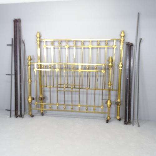 2659 - An antique brass 4'6