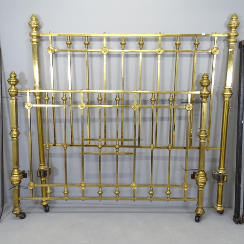 2659 - An antique brass 4'6