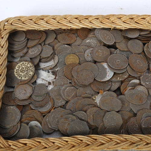 132 - A large collection of Vintage tokens, all mainly for The Arsenal Cooperative Society