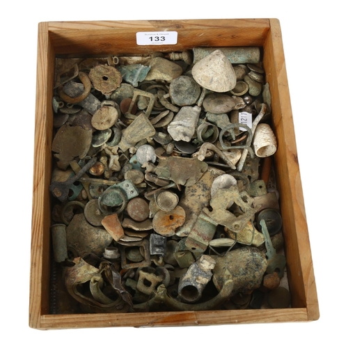 133 - A collection of Antique fragments, and other curios