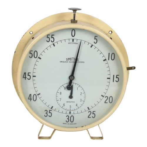 165 - An early 20th century Smiths English Clock Systems stopwatch of large size, H25.5cm