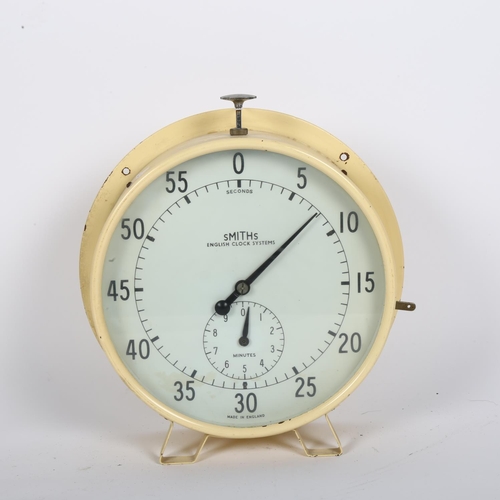 165 - An early 20th century Smiths English Clock Systems stopwatch of large size, H25.5cm