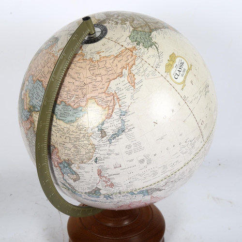 86 - A Herff Jones Education Division Classic terrestrial globe, H37cm