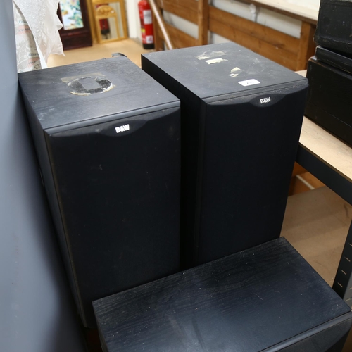 210 - BOWERS & WILKINS (B&W) - a pair of DM602 100 watt floor standing speakers, serial nos. 007903 and 00... 