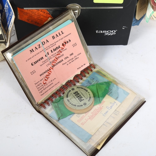 232 - A large selection of press passes and other ticketing ephemera, ranging from the 1950s to the 1990s,... 