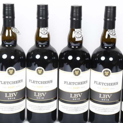 407 - A case of 6 bottles of Fletchers Port LBV 2016