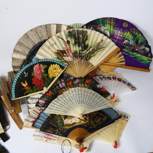 420 - A collection of decorative fans