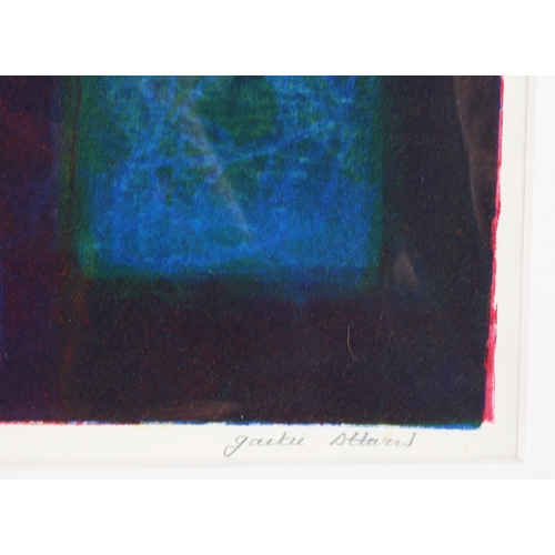 2870 - Jackie Attwood, 11 contemporary monotype abstract prints, unframed (11), all signed and inscribed in... 