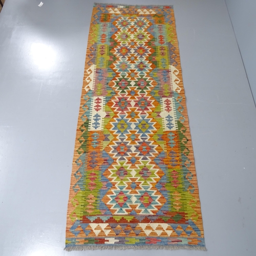 2284 - Chobi Kilim Runner. 248x88cm.