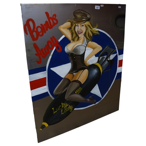 2941 - A painted metal sign 