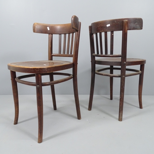 2169 - A pair of Thonet style bentwood chairs.