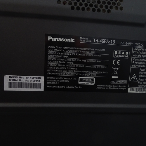 2208 - A Panasonic TH-46PZ81B 46