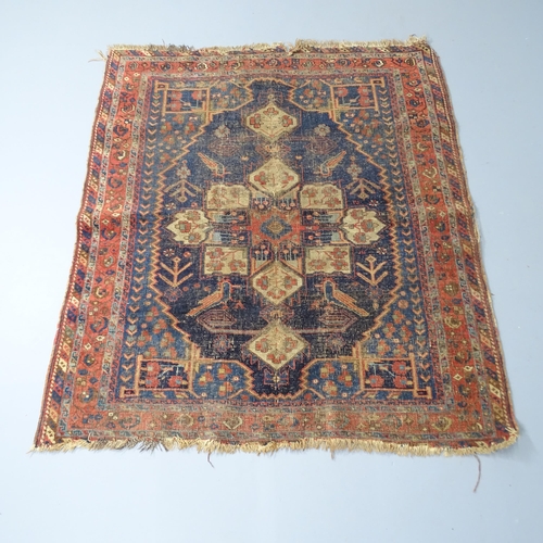 2251 - A red-ground Bokhara rug. 136x116cm.