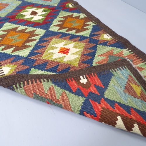 2272 - A maimana Kilim Runner, 196x64cm