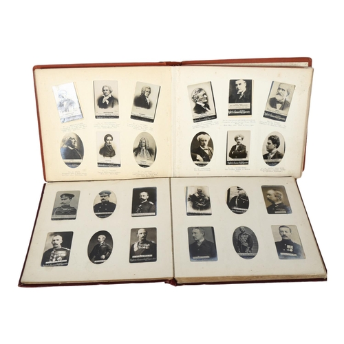 77 - 2 Ogden's Guinea Gold albums, 1 a Christmas present dated 1900, subjects including the Royal Family,... 