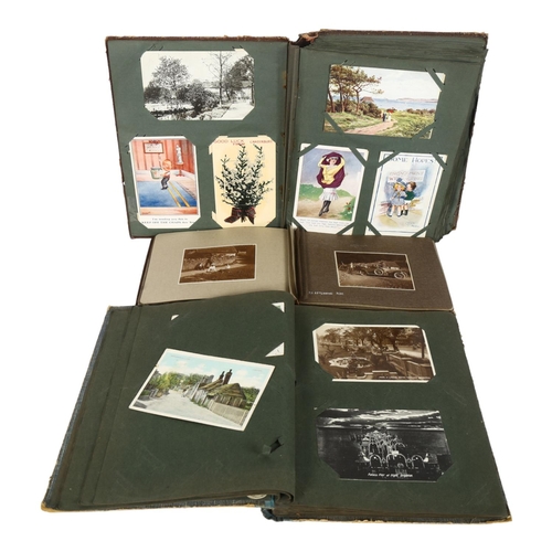 79 - An early 20th century album of holiday photographs, dated 1916, scenes from Somerset, Holford, Rockf... 