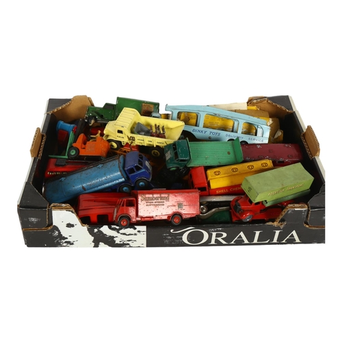 640 - A quantity of Dinky and other vehicles, including a Dinky Supertoys Euclid rear dump truck, model 96... 