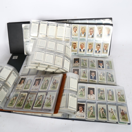 664 - A quantity of complete sets of sports-related cigarette cards in 5 display albums, sets include Will... 