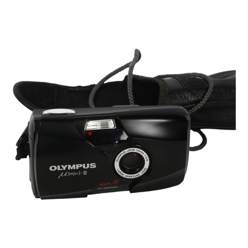 759 - An Olympus mju-II camera, serial no. 5081370