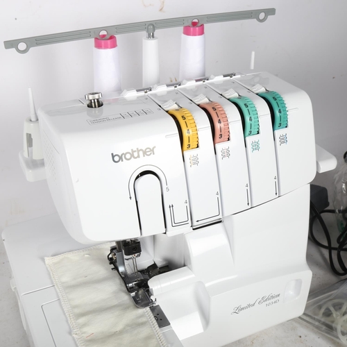 769 - A Brother 1034D compact overlock sewing machine