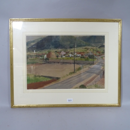 2914 - Erik Smith RWS (1914 - 1973), Mediterranean landscape, watercolour, signed, 34cm x 50cm, framed