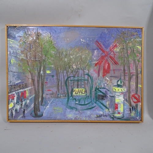 2915 - Austin Taylor (1908 - 1992), Parisian street scene, oil on canvas, signed and dated 1967, 40cm x 58c... 