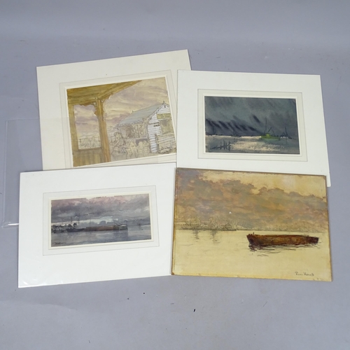 2843 - A group of 5 x 20th century watercolours, including works by Jean Howell