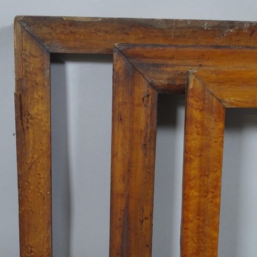 2863 - A group of 3 various large Victorian maple frames, largest 82cm x 70cm (3)