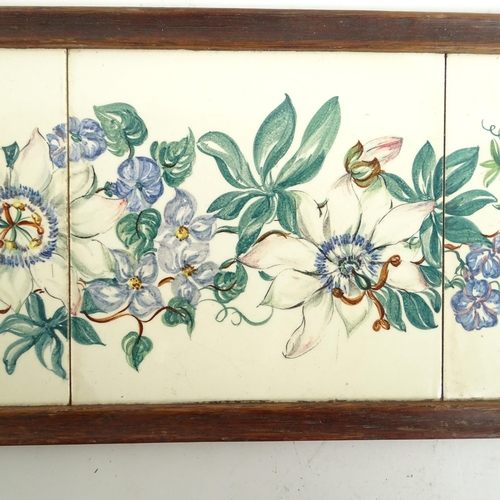 520 - 36 Vintage tiles, including Poole, Dorincourt, Packard and Ord, including framed tiles, various desi... 