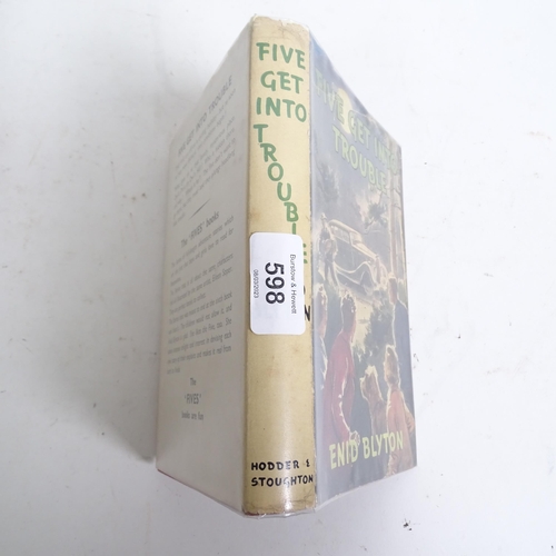 598 - A set of Enid Blyton First Edition Famous Five books