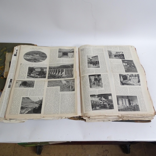 569 - A Victorian scrap album, and 3 others including wartime interest etc