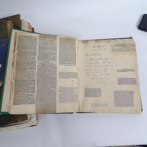 569 - A Victorian scrap album, and 3 others including wartime interest etc