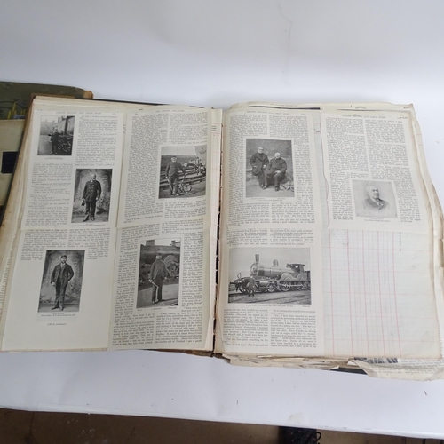 569 - A Victorian scrap album, and 3 others including wartime interest etc