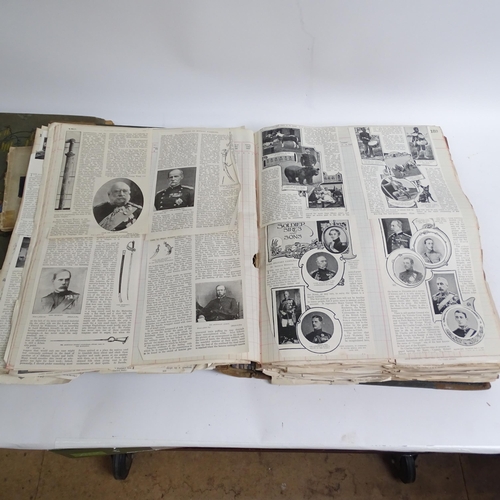 569 - A Victorian scrap album, and 3 others including wartime interest etc